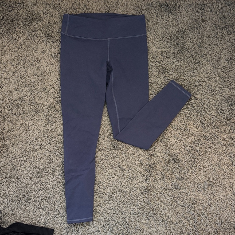 Fabletics Powerhold Navy High-Waist Performance Leggings 7/8